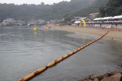 家島オープンウォーターフィニュッシュ地点