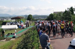 加西トライアスロンスタート前