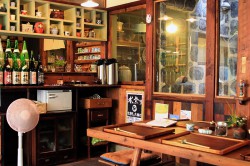 手打ちそば「笑空」の店内