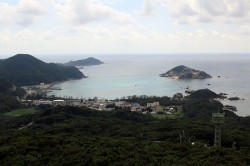 展望台から見た阿波連方面