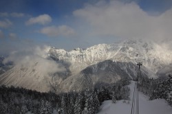 西穂高駅展望台からの眺め