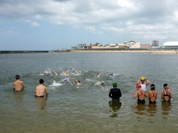 アクアスロンのスイム