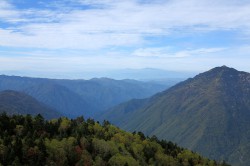 西穂高口展望台からの眺め