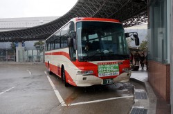 五箇山・白川郷行きバス