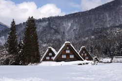 白川郷　かん町付近