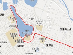ランニングコース野々池