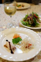 ペンションすなどけい　夕食