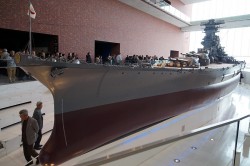 ミュージアムの戦艦大和模型