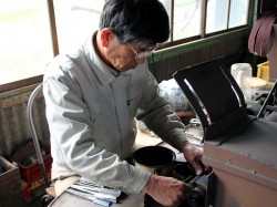 水池長弥氏の日本剃刀研磨