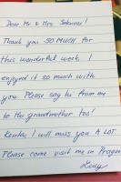 ルーシーからの手紙