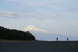 三保の松原から見る富士山