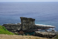 サンニヌ台　軍艦岩