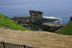 サンニヌ台　軍艦岩