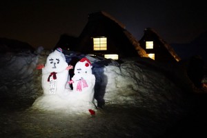 夜の白川郷