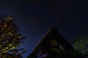 白川郷の夜景