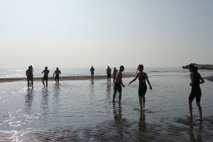 チームしらさぎ寒中水泳