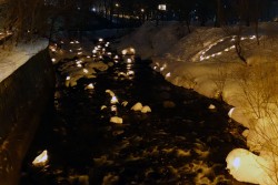 小樽雪あかりの路朝里川温泉会場