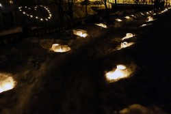 小樽雪あかりの路朝里川温泉会場