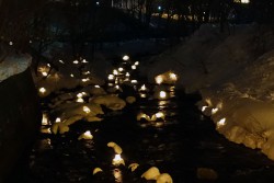 小樽雪あかりの路朝里川温泉会場