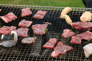 バーベキューの五島牛